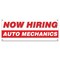Signmission Now Hiring Auto Mechanics Banner Apply Inside Accepting Application Single Sided B-30196 - alternate 1